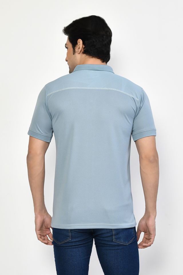 Men's Casual Regular Fit Solid Tshirts combo I Collared Neck I Half Sleeve Polo T-shirts - Maroon, Light Grey & Berry Red