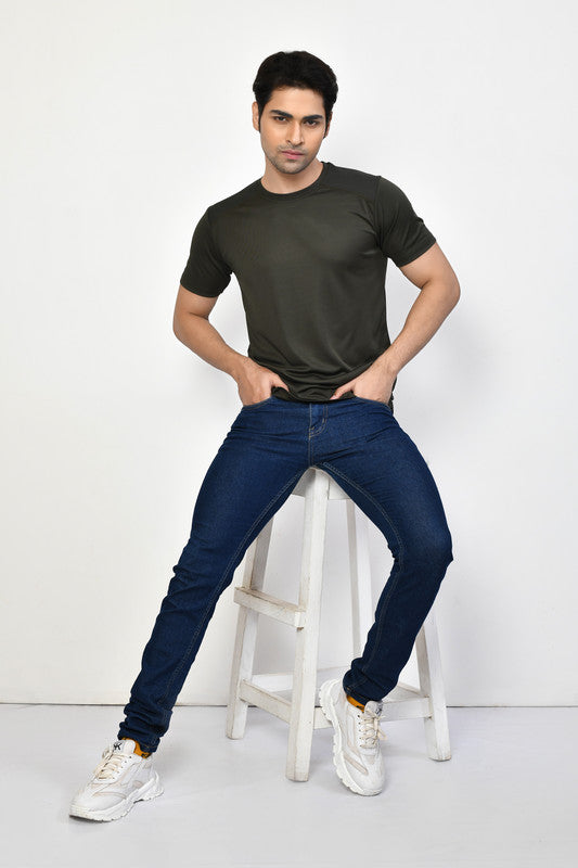 Casual Regular Fit Cotton Round Neck Half Sleeve T-shirt