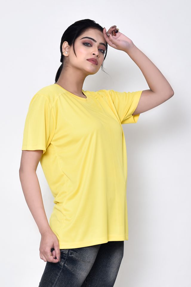 Casual Regular Fit Cotton Round Neck Half Sleeve T-shirt for Women