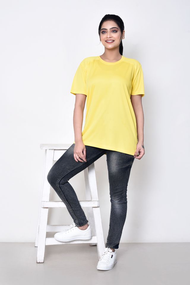 Casual Regular Fit Cotton Round Neck Half Sleeve T-shirt for Women