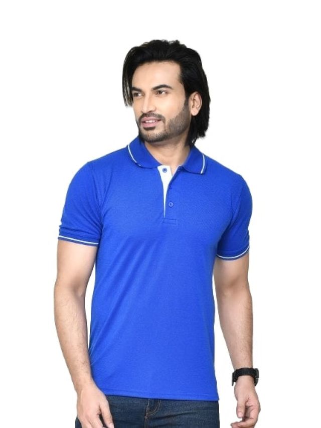 Regular Fit Pure Cotton Solid T-shirts Combo with Collar Neck and Half Sleeves I Unisex Polo Tshirts For Everyday wear