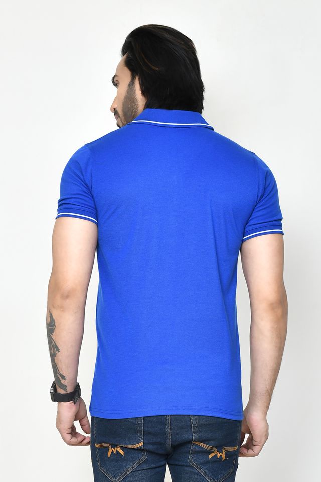 Regular Fit Pure Cotton Solid T-shirts Combo with Collar Neck and Half Sleeves I Unisex Polo Tshirts For Everyday wear