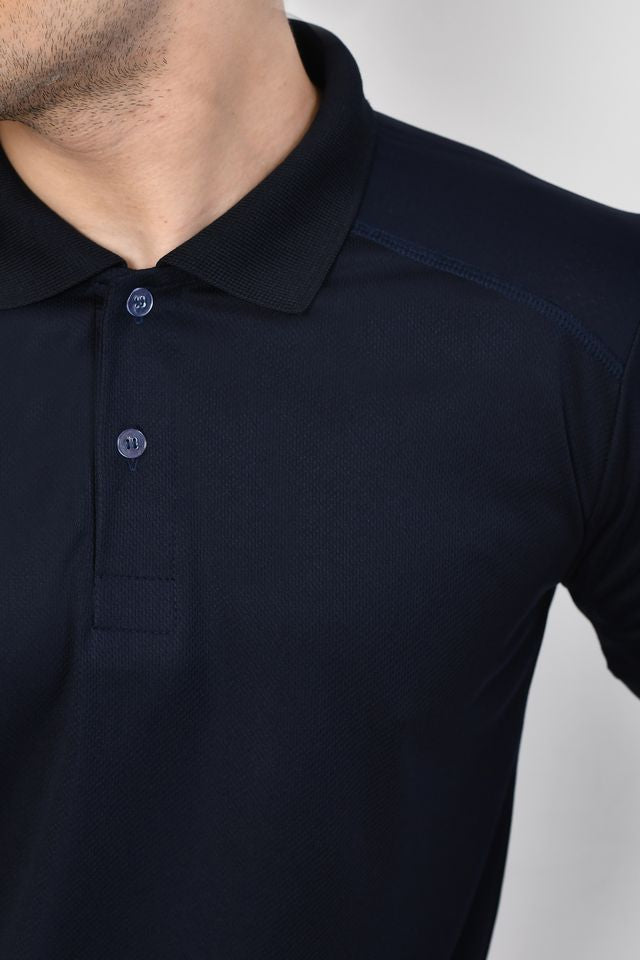 Men's Casual Regular Fit Collared Neck Polo T-shirt