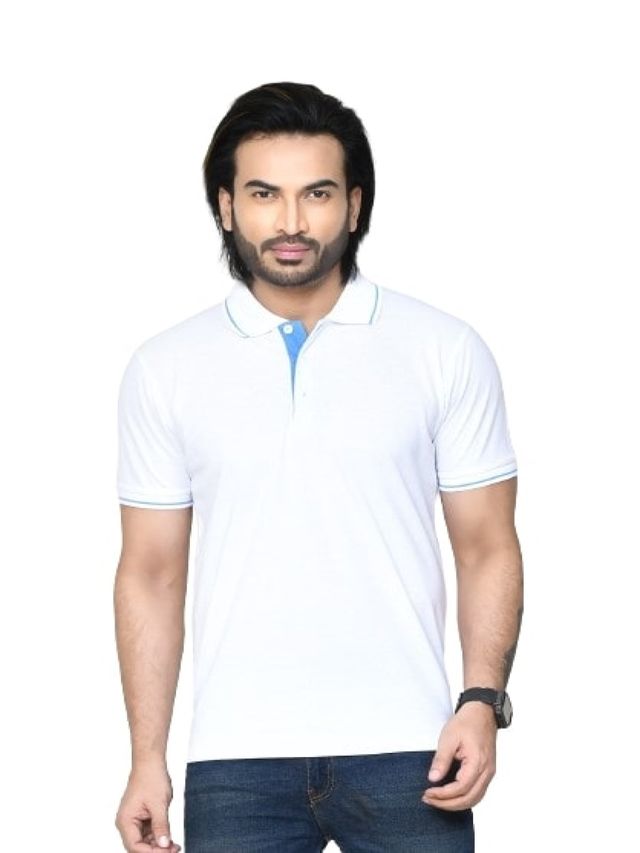 Regular Fit Pure Cotton Solid T-shirts Combo with Collar Neck and Half Sleeves I Unisex Polo Tshirts For Everyday wear