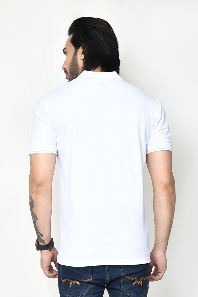 Regular Fit Pure Cotton Solid T-shirts Combo with Collar Neck and Half Sleeves I Unisex Polo Tshirts For Everyday wear