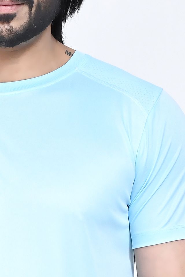 Men's Casual Regular Fit Kulty Fabric Solid Round Neck T-shirt with Half Sleeve I Comfortable and Breathable Western Outfit