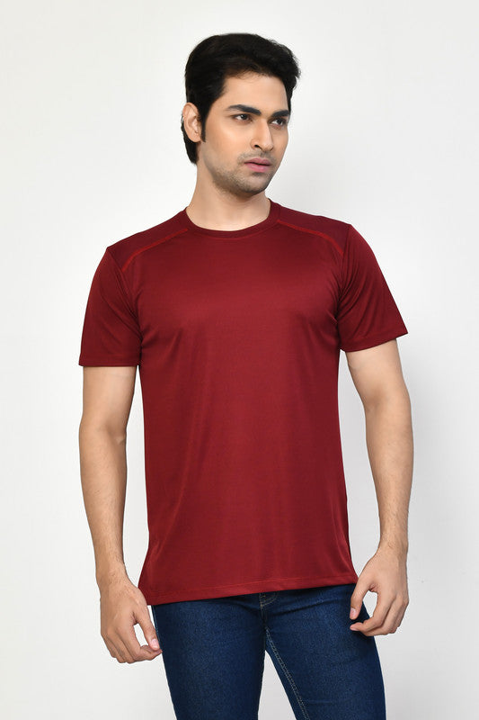 Roy's Casual Regular Fit Cotton Round Neck Half Sleeve T-shirt