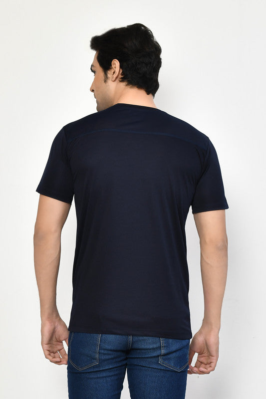 Roy's Casual Regular Fit Cotton Round Neck Half Sleeve T-shirt