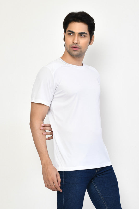 Roy's Casual Regular Fit Cotton Round Neck Half Sleeve T-shirt