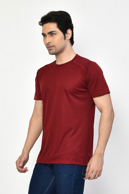 Roy's Casual Regular Fit Cotton Round Neck Half Sleeve T-shirt