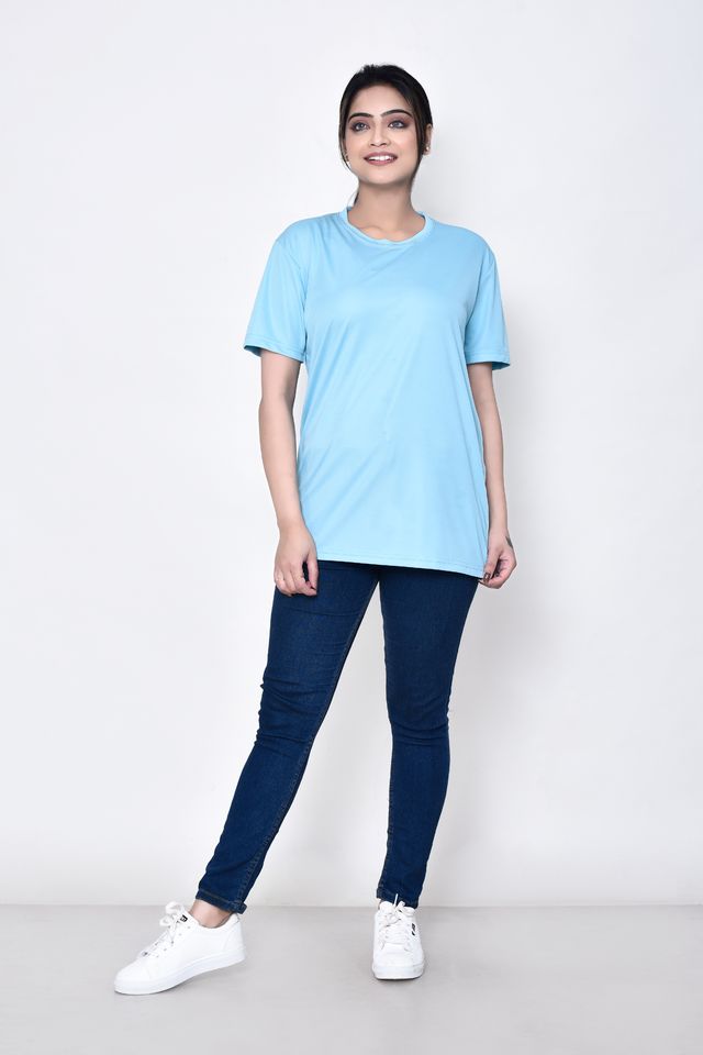 Casual Regular Fit Cotton Round Neck Half Sleeve T-shirt for Women